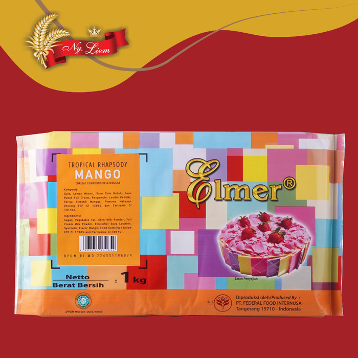

Ready ELMER MANGGO / Mangga Tropical Rhapsody Cokelat Compound 1 kg