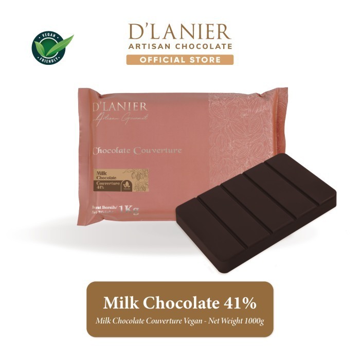 

Ready D'Lanier Vegan Milk Chocolate Couverture 41% - 1 kg