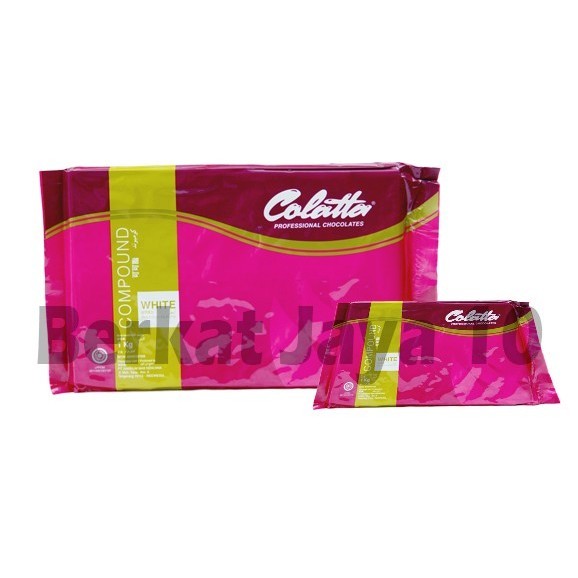 

Ready COLATTA WHITE COMPOUND 1 KG Coklat batang HALAL Murah Collata