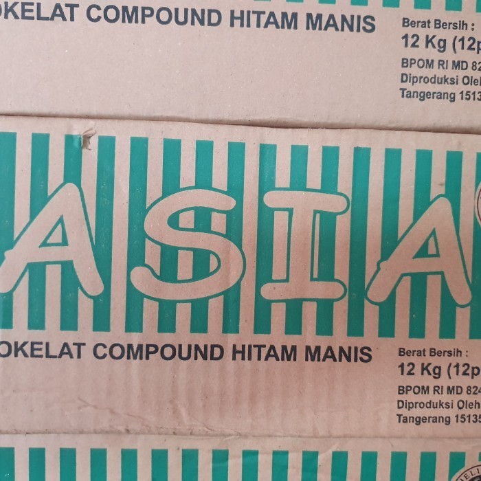 

Ready Cokelat Compound Asia 1kg 12pcs