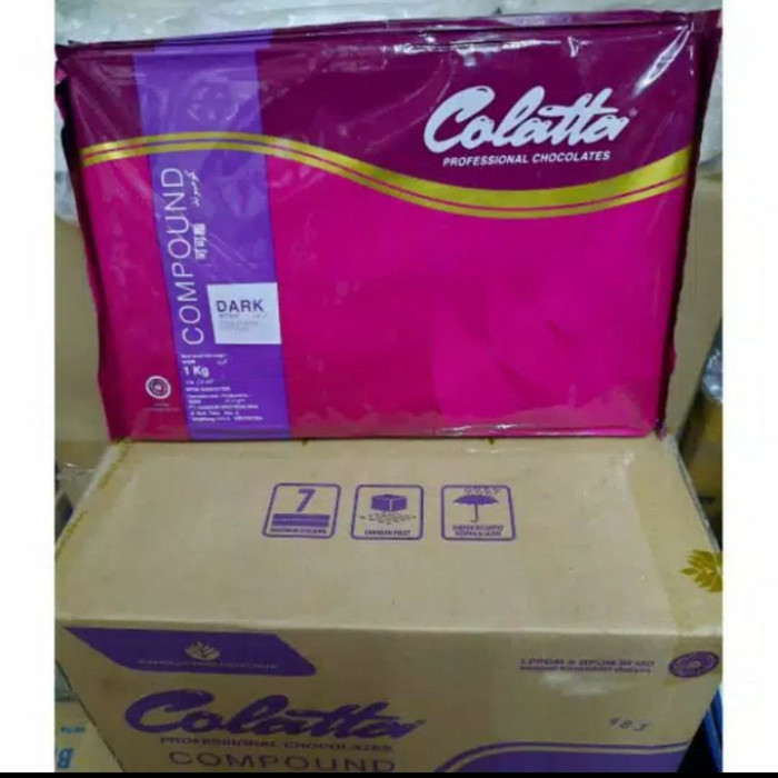 

Ready DCC collata dark 1kg/coklat batang/dark coklat compund