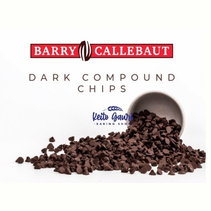 

Ready SALE!! BARRY CALLEBAUT DARK COMPOUND CHIP 200 GRAM CHOCOLATE CHIPS