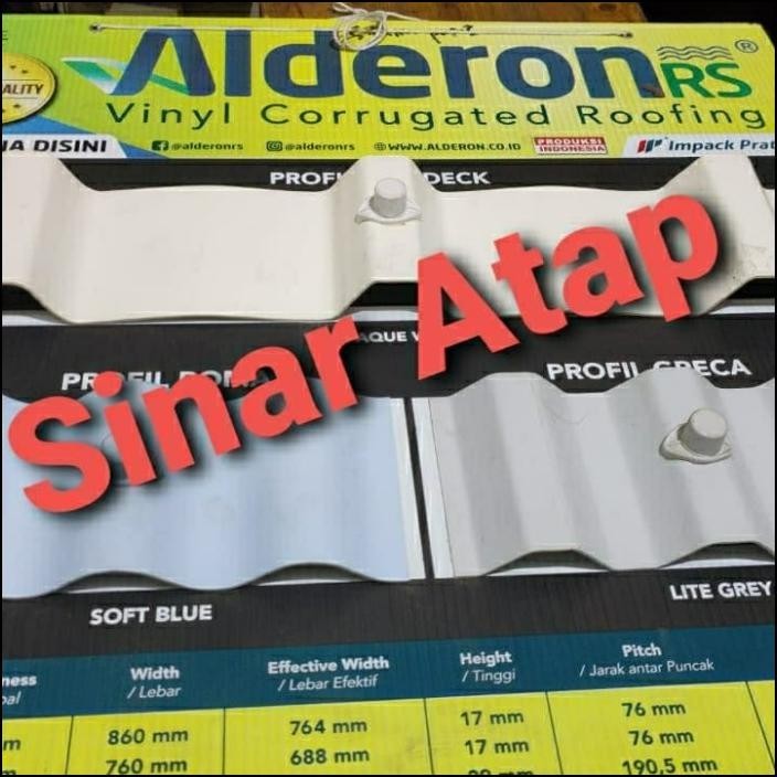 Alderon Rs Roma Lebar Efektif 78Cm. Panjang 6 Meter