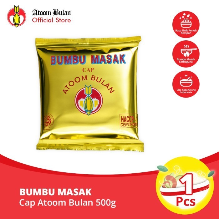 

Ready Bumbu Masak Cap Atoom Bulan - 500 gram