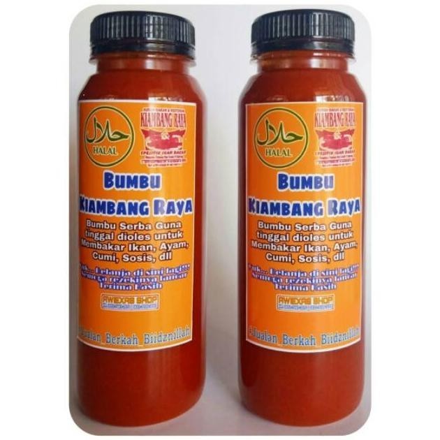 

Ready TERMURAH!! Bumbu ikan bakar kiambang raya ukuran 2 botol
