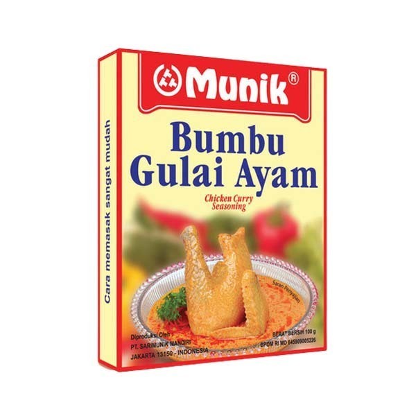 

Ready MUNIK BUMBU GULAI AYAM 100 GR