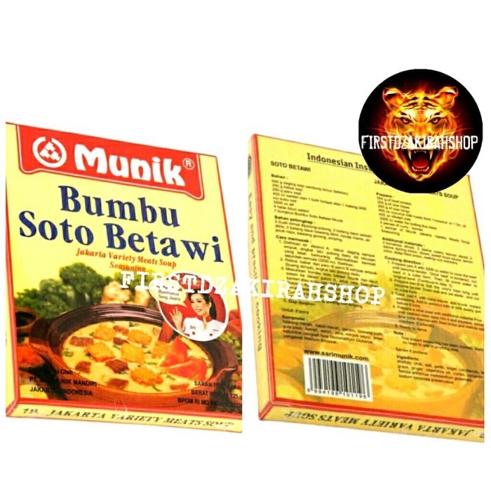 

Ready MUNIK bumbu soto betawi 125gr