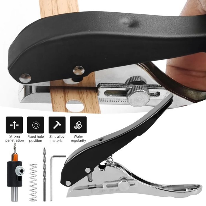 Hole Puncher Besar 6Mm 8Mm 10Mm Pelubang Kertas Tang Pembolong Heavy