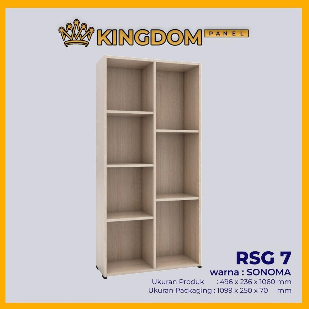 RAK BUKU / RAK SERBAGUNA / RAK 7 SUSUN