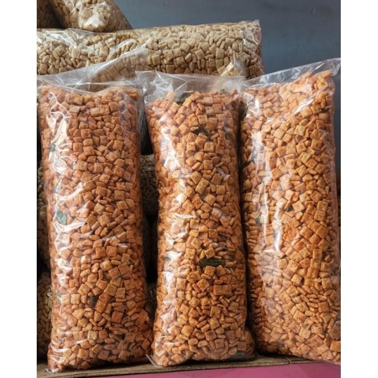 

1Ball Kerupuk Rambak Tahu Kotak Pedas Daun Jeruk 1Kg