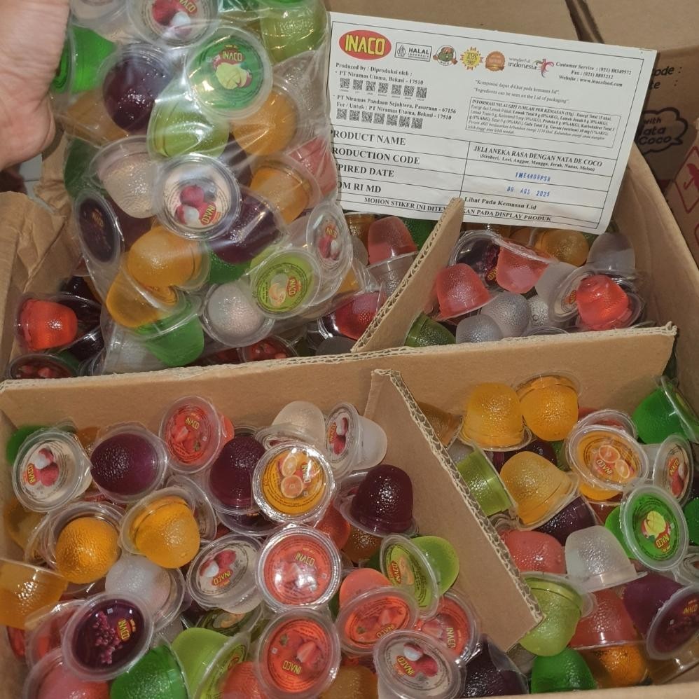 

Jelly Inaco Kemasan 1Kg ( Exp 2025 ) Free Pouch