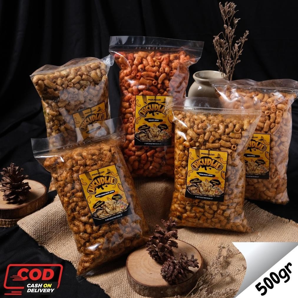 

Makaroni Bantet Kiloan Oleh-Oleh Khas Tasikmalaya Kemasan 500Gr