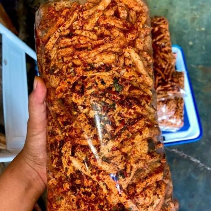 

Basreng Viral Sultan Pedas Daun Jeruk 1Kg / Basreng Bumbu Melimpah