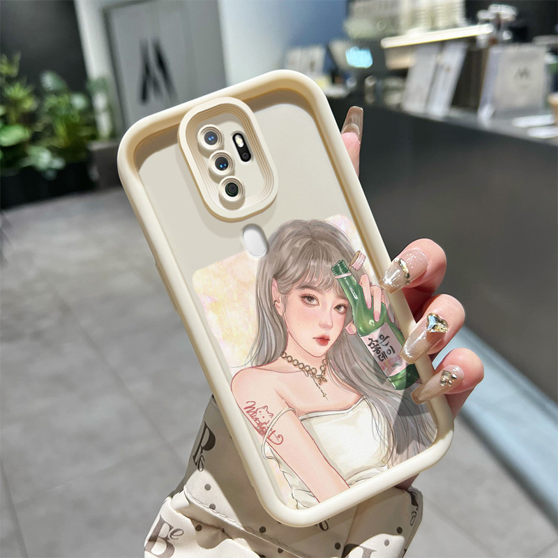 Casing Hp OPPO A5 2020 OPPO A9 2020 Case HP pelindung silikon Kesing lunak baru casing ponsel pola M