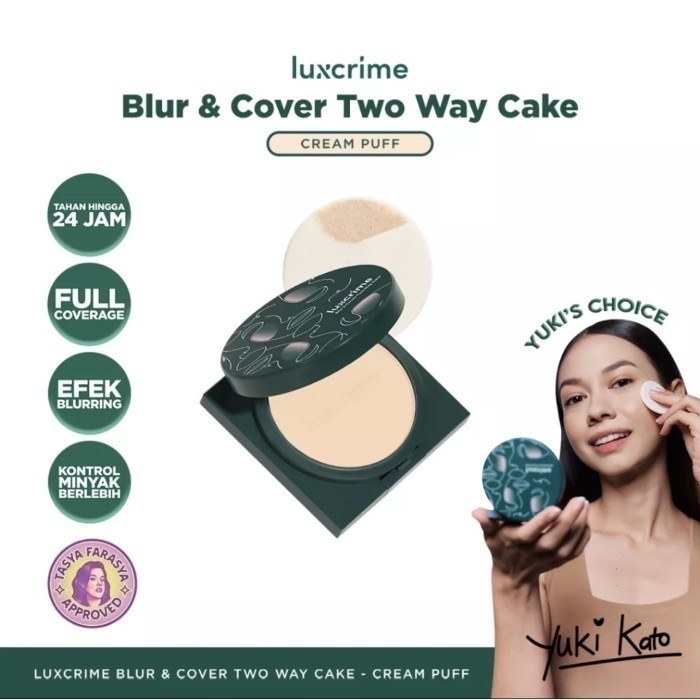 Luxcrime Two Way Cake Bedak Padat Luxcrime