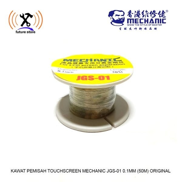 KAWAT PEMISAH TOUCHSCREEN MECHANIC JGS-01 0.1MM 50M ORIGINAL