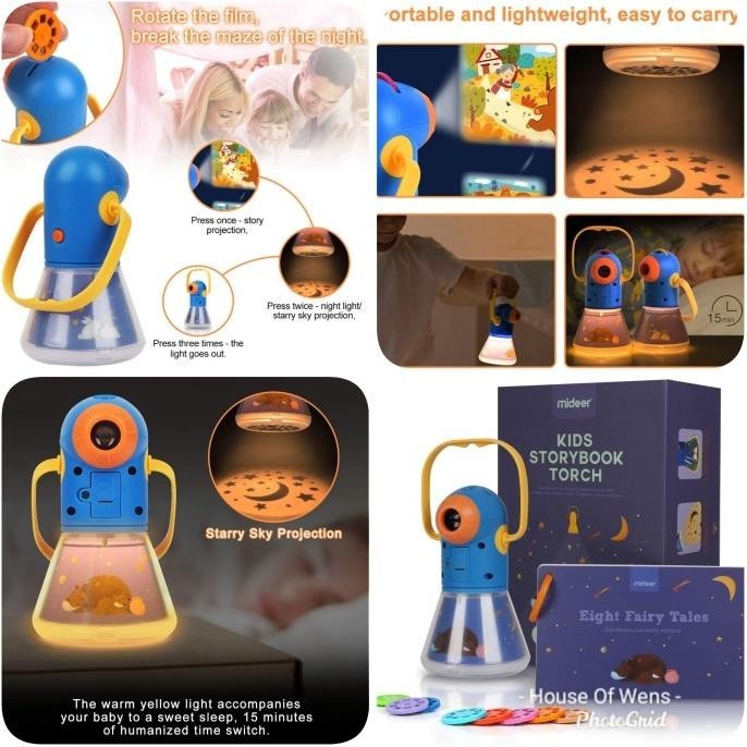 

Big Sale Mideer Story Book Torch - Story Projector - Original Stok Terbatas
