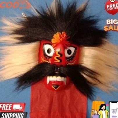 Ganongan Topeng Ganong Topeng Bujang Ganong Topeng Ganongan Anak Topeng Bujang Ganong Sintetis Tradi