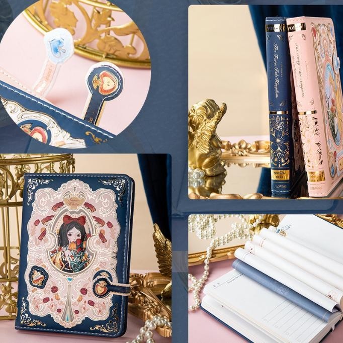 

VIRAL Magnetic Notebook Fairy Tale Kingdom / Buku Diary PU Leather 0730 uk-12