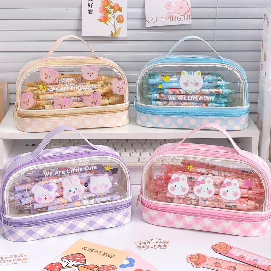 

Of14 Kotak Pensil Anak Korea Susun Besar Jumbo Catur Beruang Tempat Pensil Pouch Sekolah Anak Cewek Kiyowo Murah