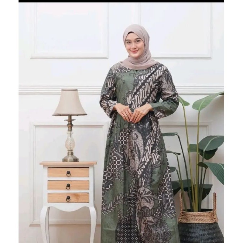 Gamis Batik Busui Jumbo Ld100 Ld110 Ld120 Ld130 Gamis Busui Murah