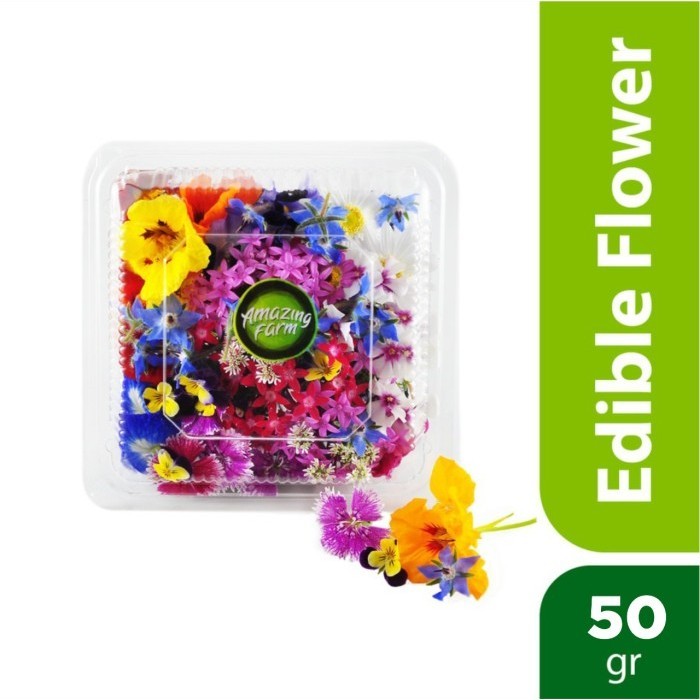 

Edible Flower Mix Segar 50 gram Amazing Farm