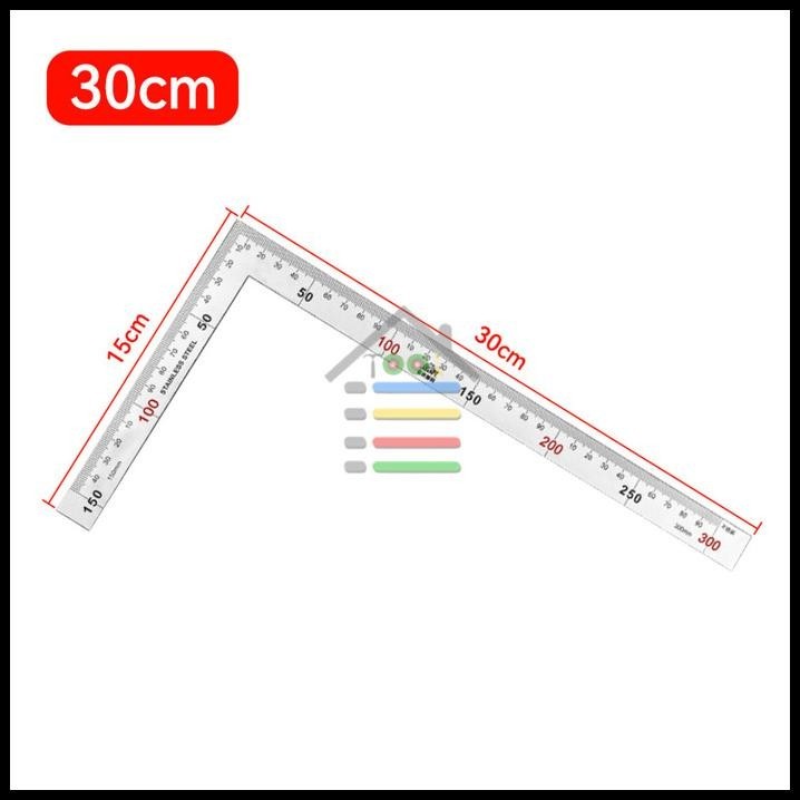 

TERBARU PENGGARIS SIKU SEGITIGA STAINLESS ALUMUNIUM BAJA !!!!!!