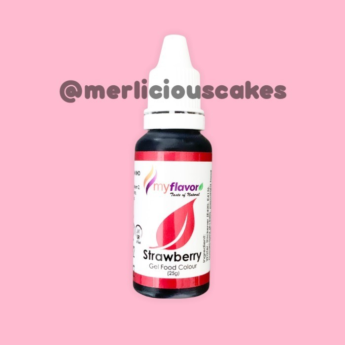 

[DIAJENG SHOP] Strawberry Gel My Flavor Food Color Food Colour Pewarna Makanan DISKON