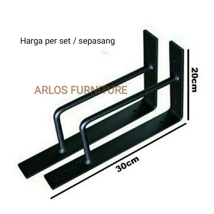 Besi Siku/ Siku Ambalan / Braket Besi Penyangga Ambalan