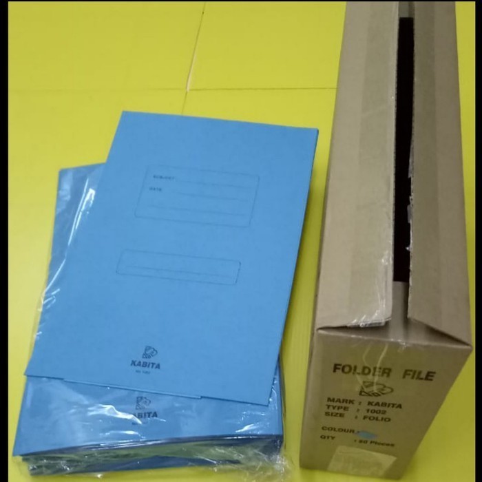 

Map Karton Kabita 1002 (Isi 50Pcs) Folio - Biru, Merah, Kuning, Hijau