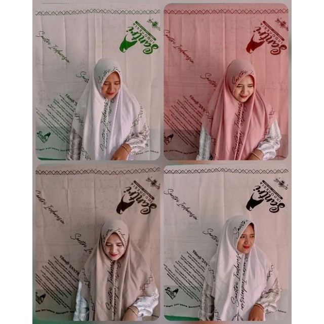 Promo Mega Sale 5.5 // Hijab Jilbab Kerudung Jahit tepi segi empat voal motif Dian Pelangi / Hijab