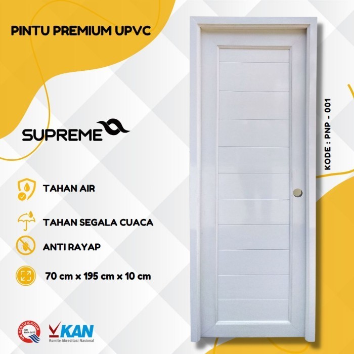 PINTU KAMAR MANDI UPVC SUPREME PNP-001