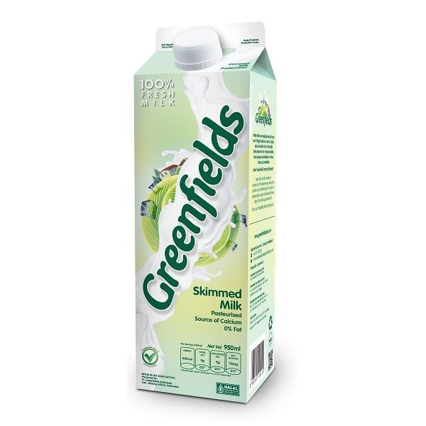 

GREENFIELDS SKIMMED MILK 950 ML