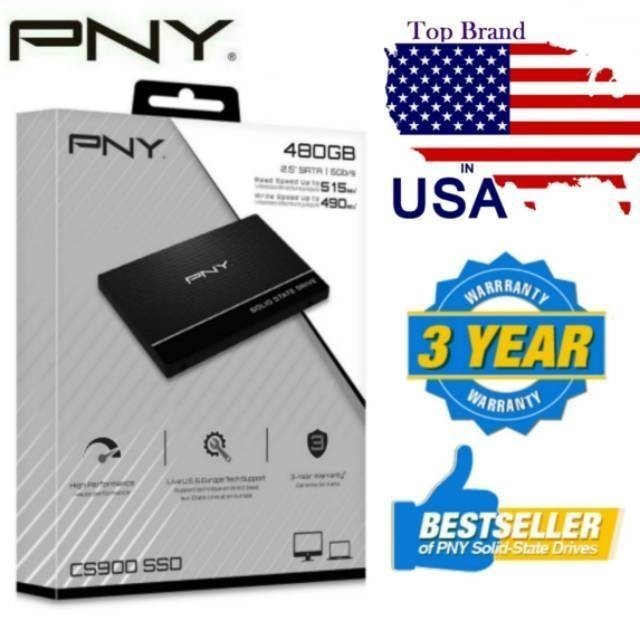 SSD PNY CS900 480GB - 2.5" SATA 3 ORIGINAL BEST QUALITY