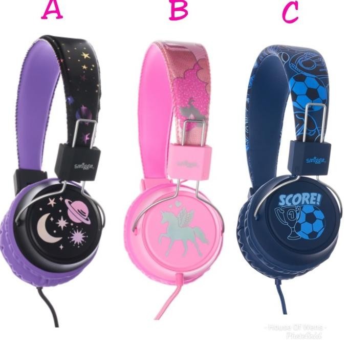 Terbaru Smiggle Fold Up Headphone - Smiggle Lunar Headphone With Microphone Original