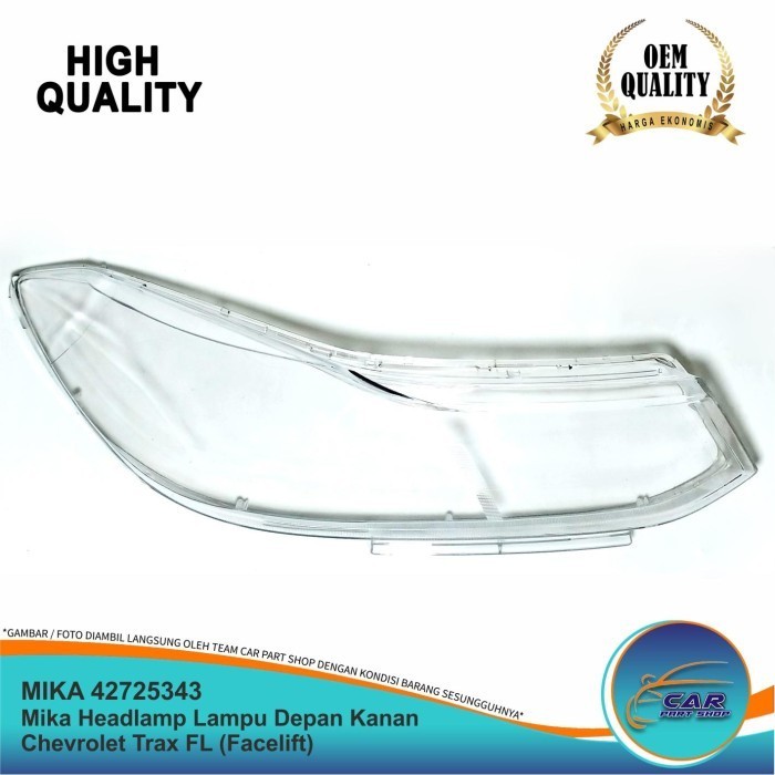 Mika Headlamp Lampu Kepala Depan Kanan Chevrolet Trax Fl Oem