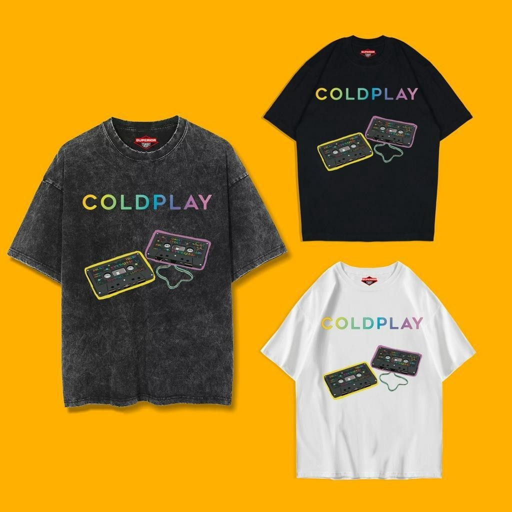 KAOS COLDPLAY OVERSIZE WASH / KAOS WASH SLIMFIT / KAOS OVERSIZE / KAOS SLIMFIT /KAOS BAND METAL /ACI