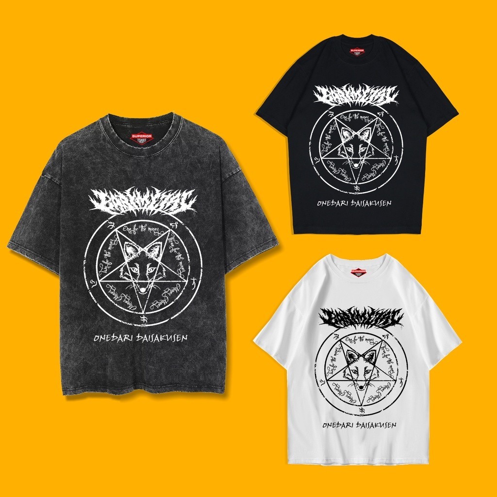 KAOS BABYMETAL WASH OVERSIZE / KAOS WASH SLIMFIT / KAOS OVERSIZE / KAOS SLIMFIT /KAOS LUCU /ACID WAS