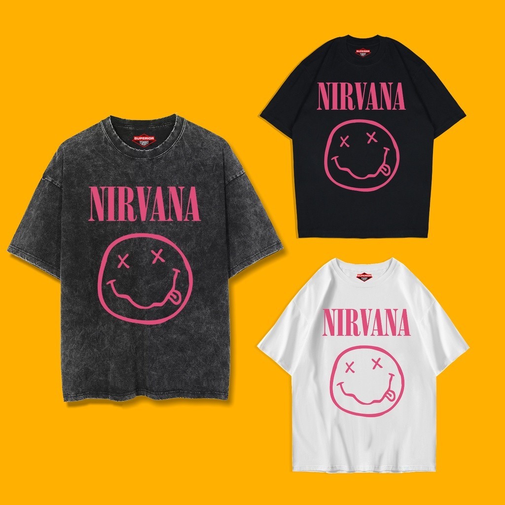 KAOS NIRVANA WASH OVERSIZE / KAOS WASH SLIMFIT / KAOS OVERSIZE / KAOS SLIMFIT /KAOS LUCU /ACID WASH 