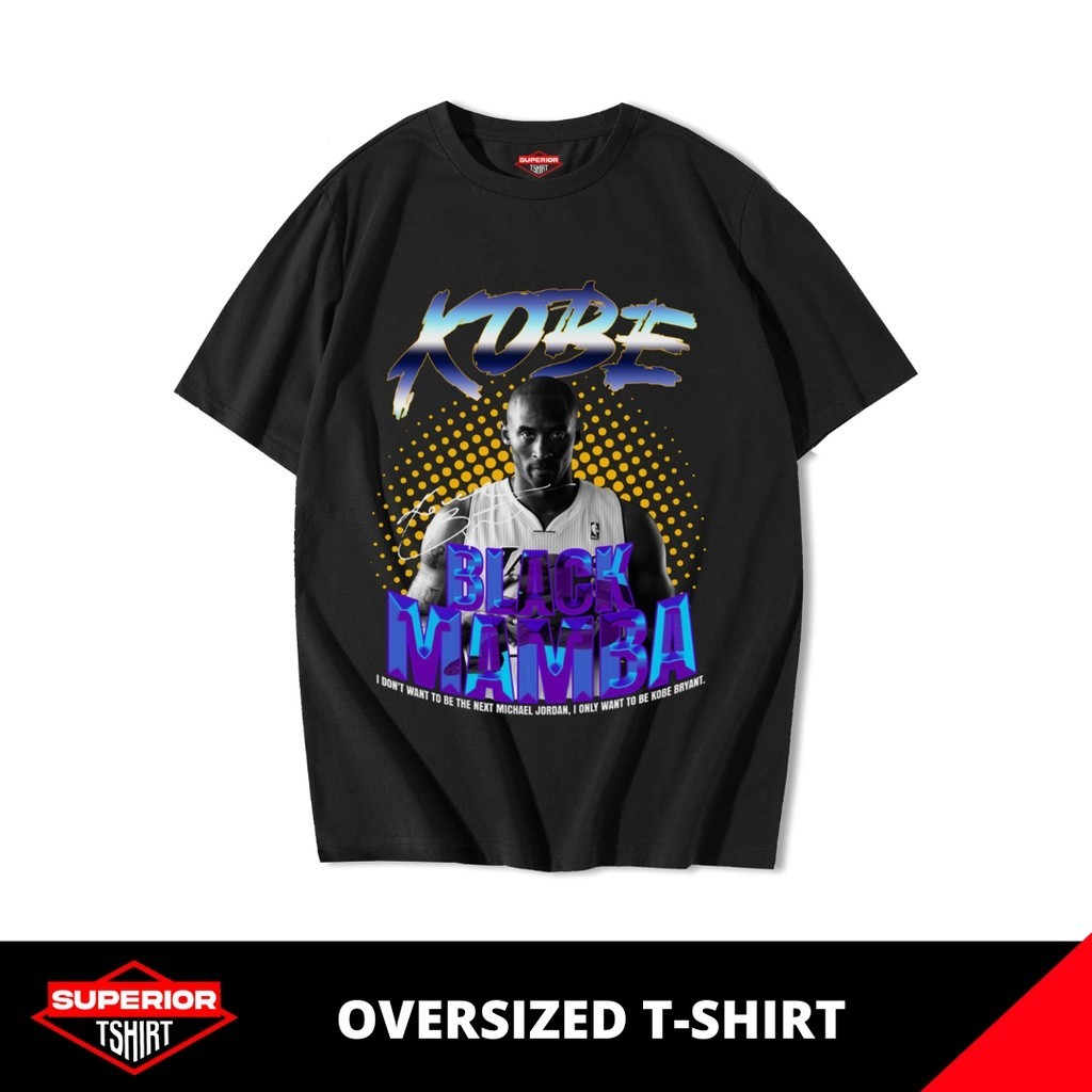 KAOS KOBE BRYANT OVERSIZE / OVERSIZED TSHIRT / KAOS BAND / KAOS MUSIK / OV-KOBE5