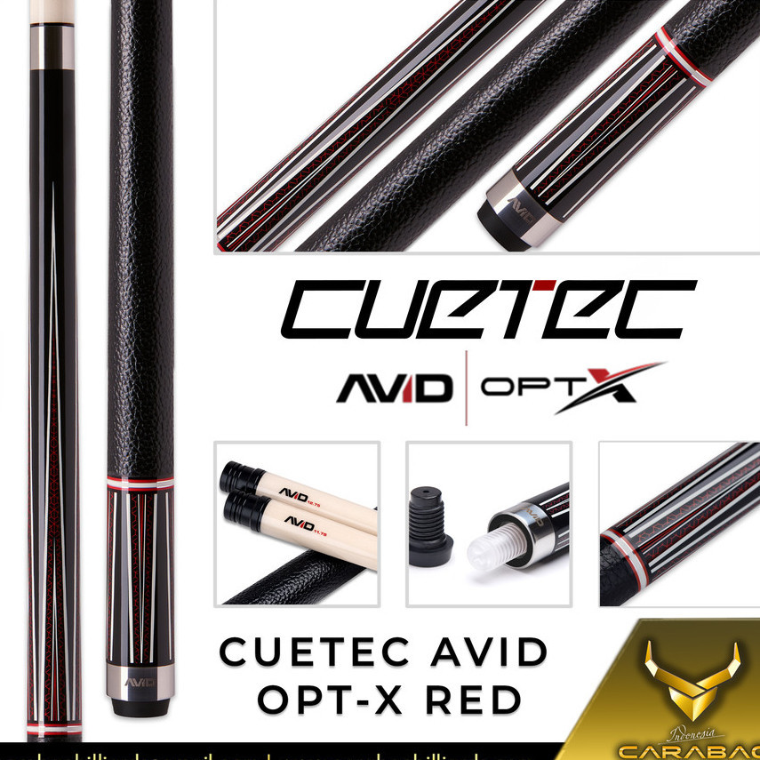 Cuetec Avid Cue OPT-X Red