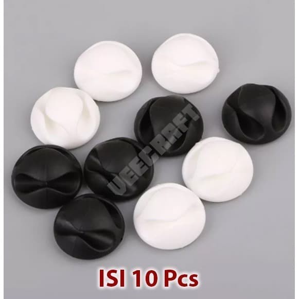 

Penjepit Kabel Isi 10 Pcs Warna Campur Hitam dan Putih