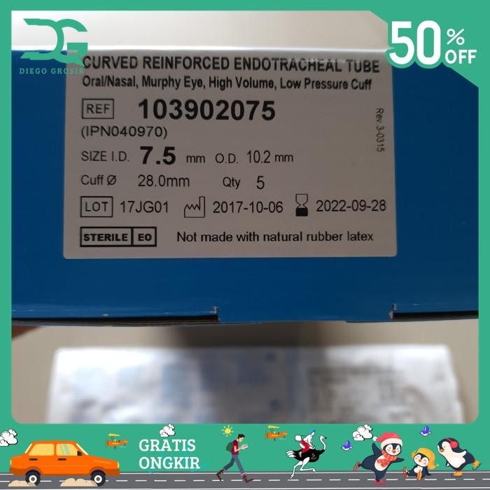 TERBAIK ENDOTRACHEAL TUBE / ETT NON KING KING / RUSCH !