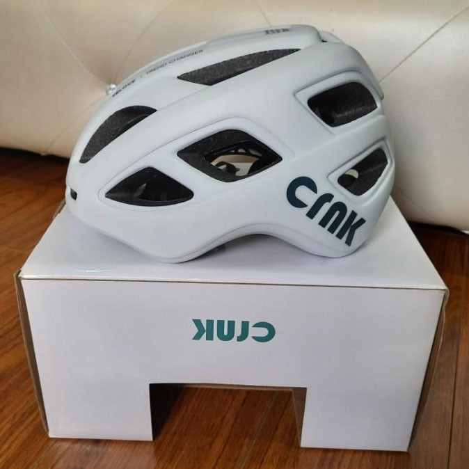 Terbaru Crnk Veloce Helmet White Promo Terlaris