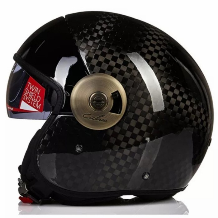 LS2 OF597 CABRIO CARBON GLOSS HELM RETRO VINTAGE LS2 ORIGINAL