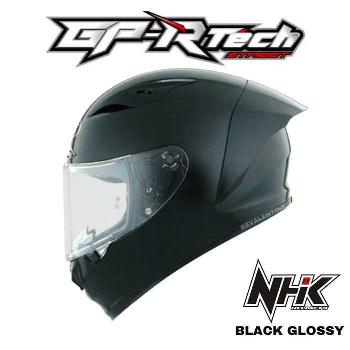 NHK GPR TECH STREET SOLID ALL VARIAN ORIGINAL HELM MOTOR FULL FACE