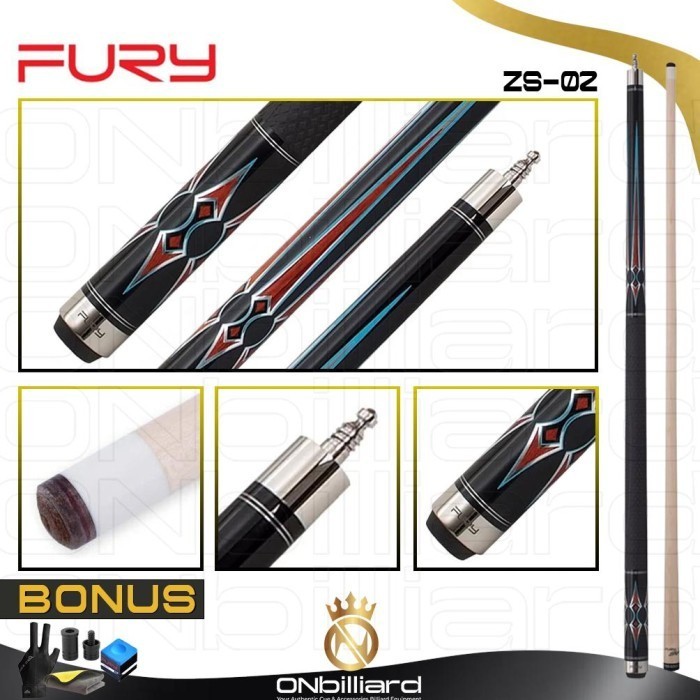 PZ FURY ZS SERIES ZS-1 ZS-2 ZS-3 CUE STICK STIK PLAY BILLIARD BILIAR