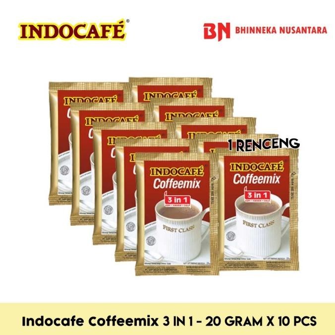 

Indocafe Coffee Mix 3 in 1 - 10 Sachet @20 Gram