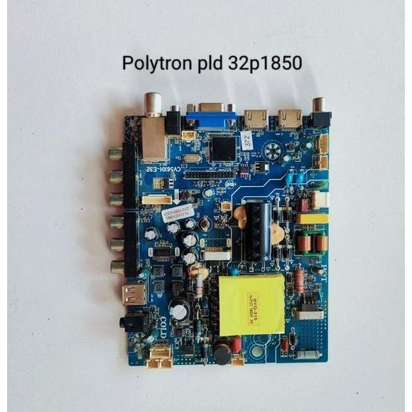 (BK PROT) MAINBOARD LCD LED TV POLYTRON PLD32D1850 PLD 32D1850 PLD32T185032T1850 MESIN MOBO MATHERBO