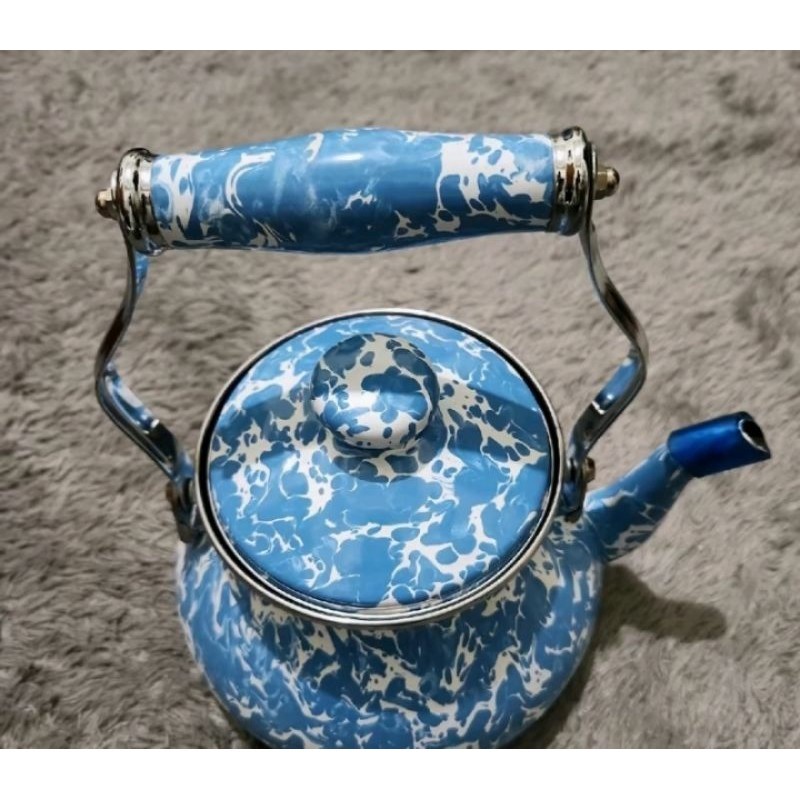 Teko enamel 25F-biru Blirik.T/25F-biru blirik.TBQ-10413